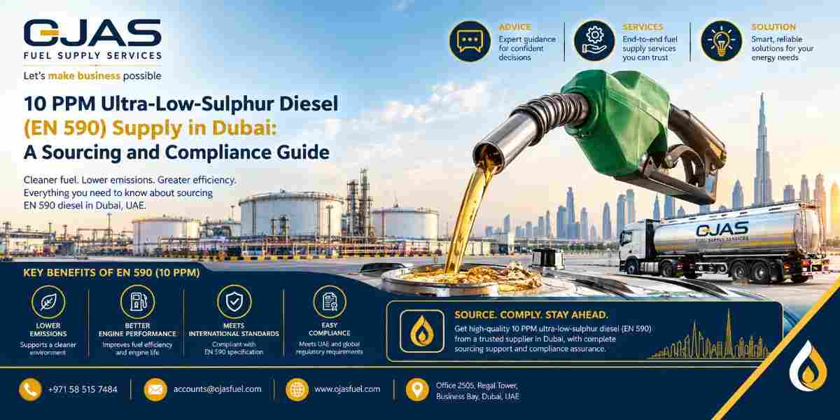 10 PPM Ultra-Low-Sulphur Diesel (EN 590) Supply in Dubai A Sourcing and Compliance Guide