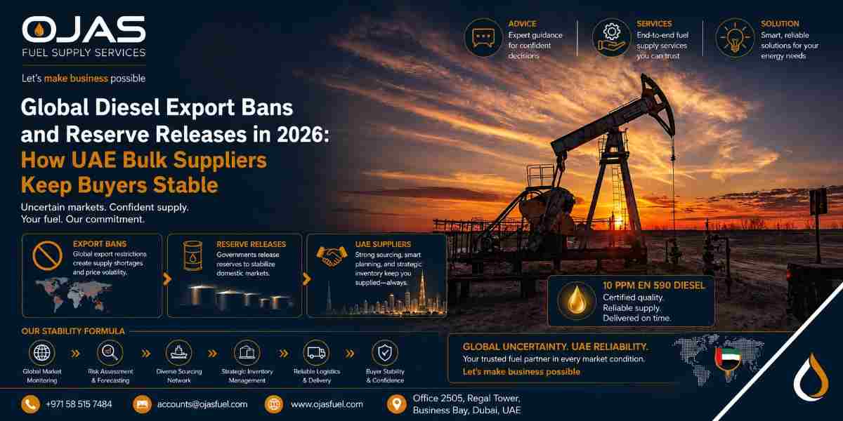Global Diesel Export Bans and Reserve Releases in 2026 How UAE Bulk Suppliers Keep Buyers Stable