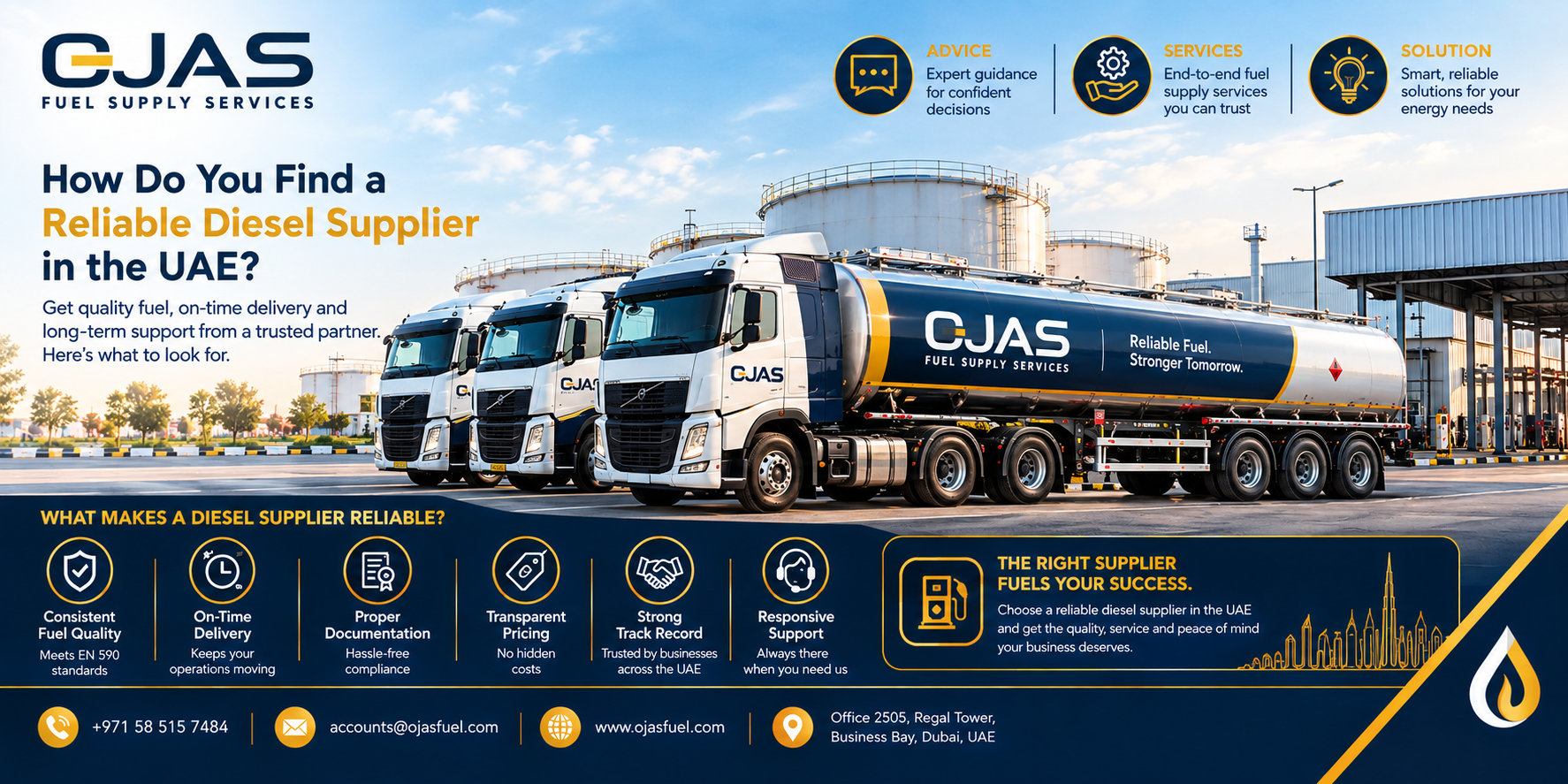 How Do You Find a Reliable Diesel Supplier in the UAE
