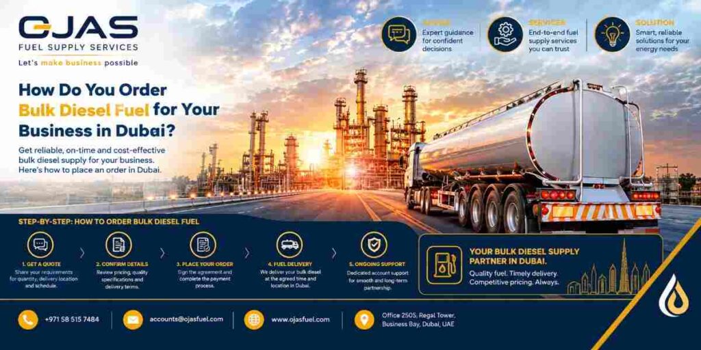 How Do You Order Bulk Diesel Fuel for Your Business in Dubai