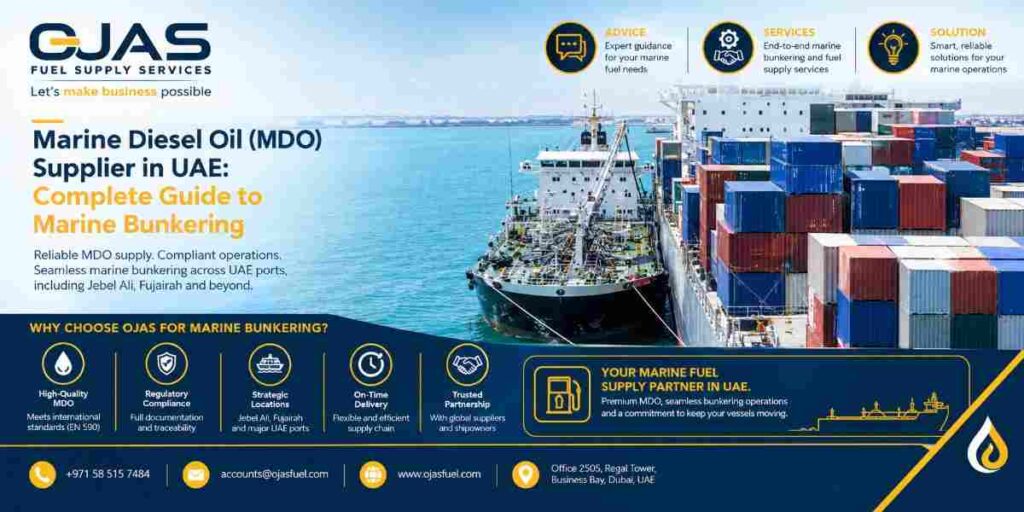 Marine Diesel Oil (MDO) Supplier in UAE Complete Guide to Marine Bunkering