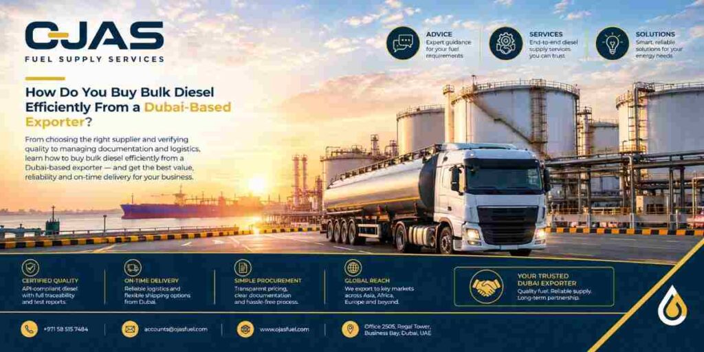 How to Buy Bulk Diesel From a Dubai-Based Exporter