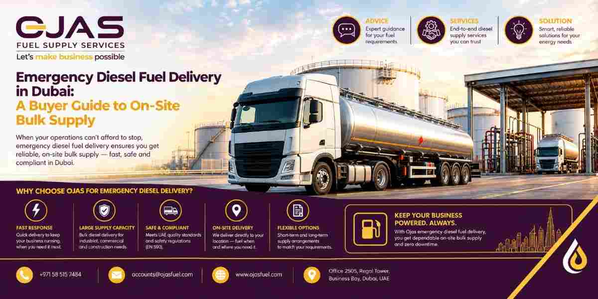 Emergency Diesel Fuel Delivery in Dubai: A Buyer Guide to On-Site Bulk Supply