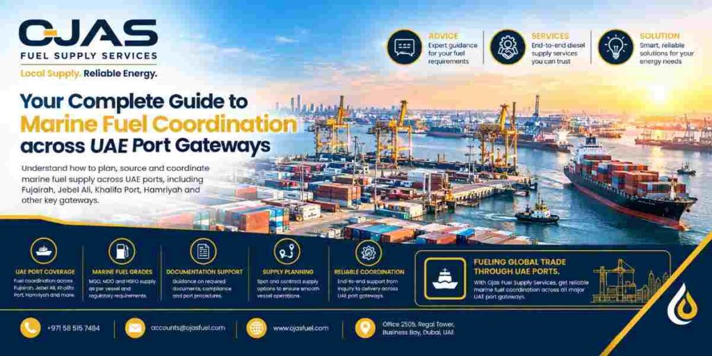 Your complete guide to Marine Fuel Coordination across UAE port gateways